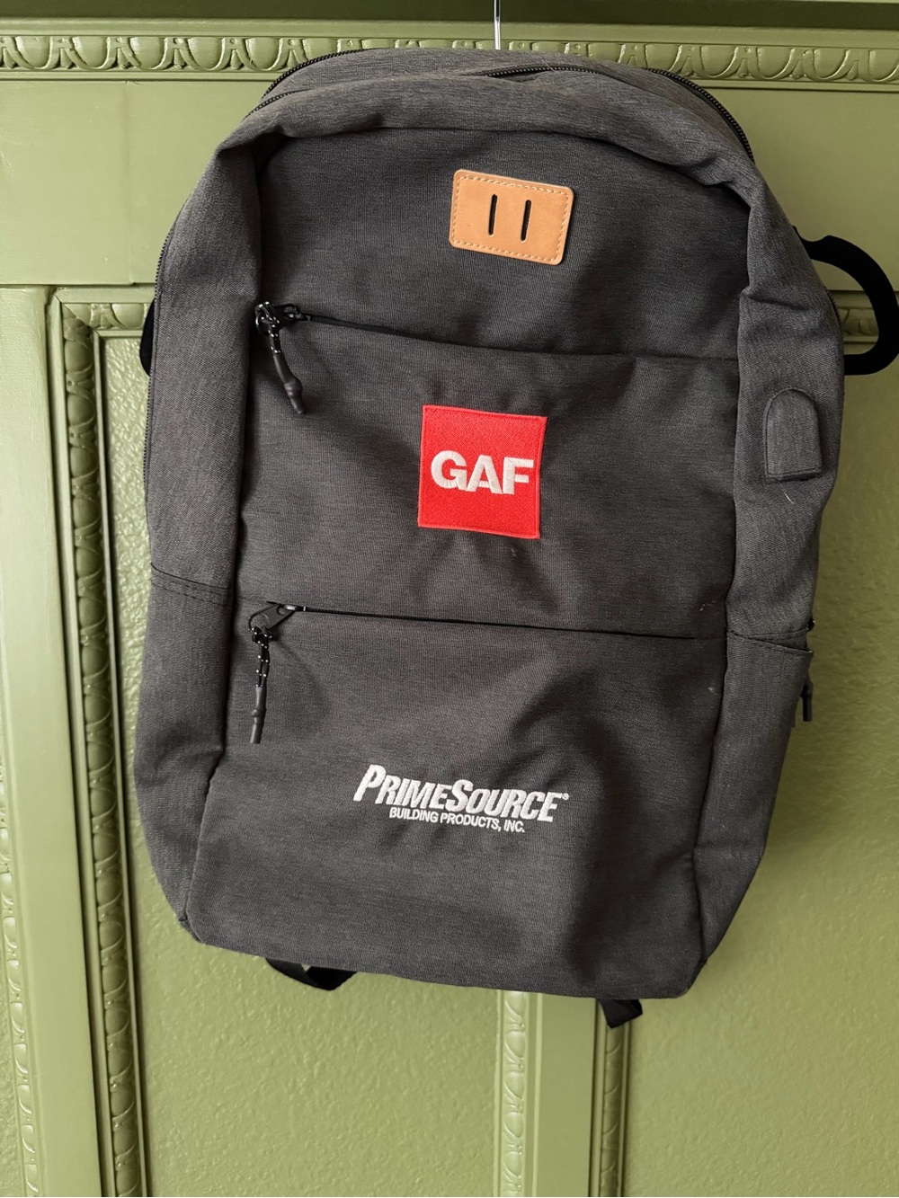 PrimeSource Black Canvas Backpack